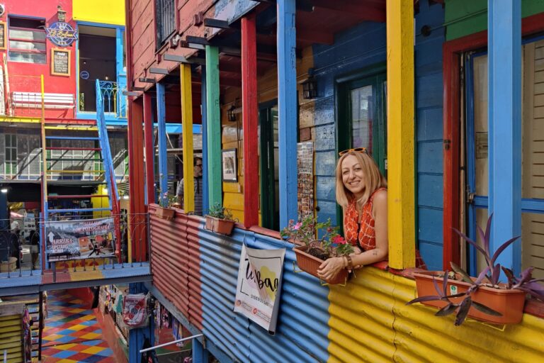 colourful houses in La Boca