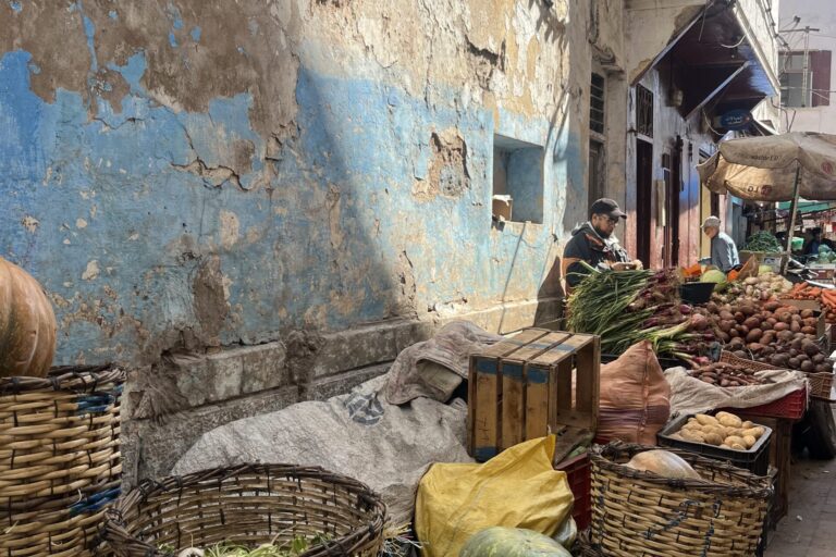 At the market